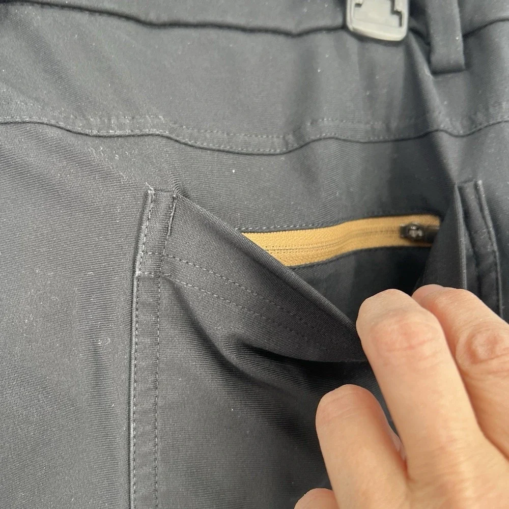 Lululemon ABC Classic Fit Pants‎ Mens 32 X 32 Black Warpstreme Athletic Chino